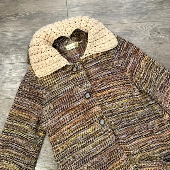 Anthropologie Charlie & Robin Otono Coat Size Large - Picture 3 of 8